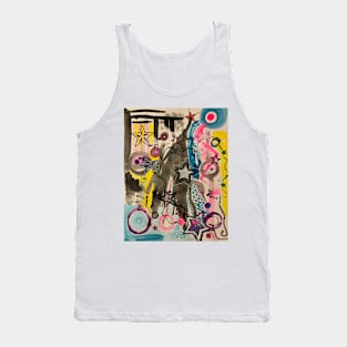 Abstract Star Design Tank Top